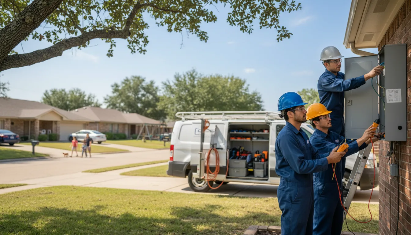Certified electrician providing emergency electrical services in Francis Creek, WI